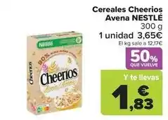 Carrefour Market Nestlé - cereales cheerios avena oferta