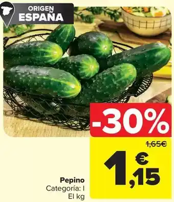 Carrefour Market Pepino oferta