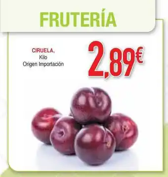 Masymas Ciruela, Kilo Origen Importación oferta