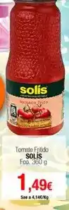 Plenus Supermercados Solís - tomate fritido oferta