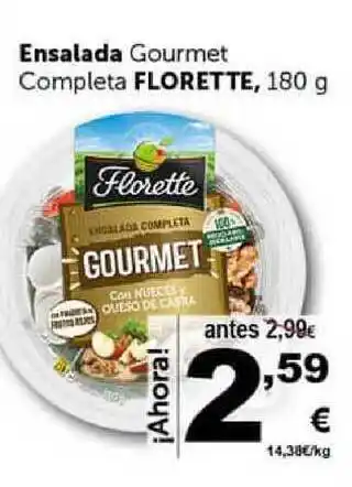 Masymas Florette, Ensalada Gourmet Completa 180g oferta