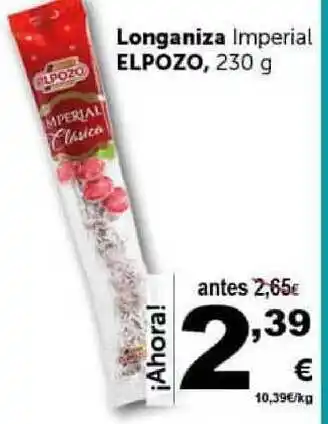 Masymas Elpozo, Longaniza Imperial 230g oferta