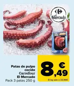 Carrefour Patas de pulpo cocido oferta