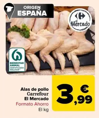 Carrefour Alas de pollo Carrefour El Mercado oferta