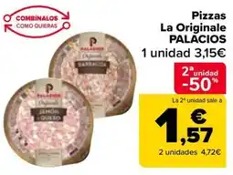 Carrefour Pizzas La Originale PALACIOS oferta