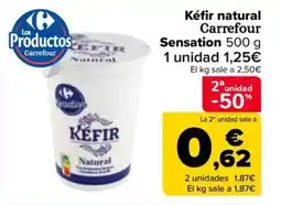Carrefour Kéfir natural Carrefour Sensation oferta