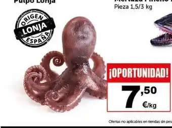 Masymas Pulpo Lonja oferta