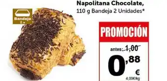 Masymas Napolitana Chocolate, 110g Bandeja 2 Unidades oferta