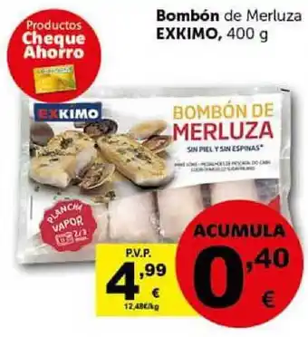 Masymas Exkimo, Bombón de Merluza 400g oferta
