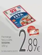 Valvi Supermercats Dodoni - formatge feta ovella oferta