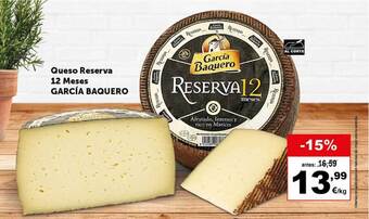 Masymas García Baquero Queso Reserva 12 Meses oferta