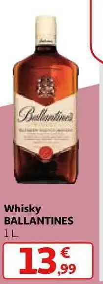 Alcampo Whisky Ballantines 1 L oferta