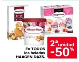 Carrefour En TODOS los helados HAAGEN DAZS. oferta