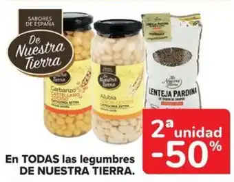 Carrefour En TODAS las legumbres DE NUESTRA TIERRA. oferta