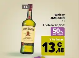 Carrefour Whisky JAMESON oferta