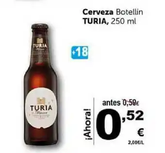 Masymas Cerveja Botellin Turia 250ml oferta