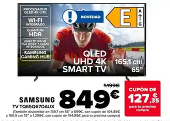 Carrefour TV TQ65Q67DAUX oferta