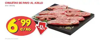 AhorraMas CHULETAS DE PAVO AL AJILLO oferta