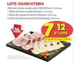 AhorraMas LOTE CHARCUTERIA oferta