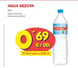 AhorraMas AGUA BEZOYA oferta