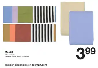 Zeeman Mantel oferta