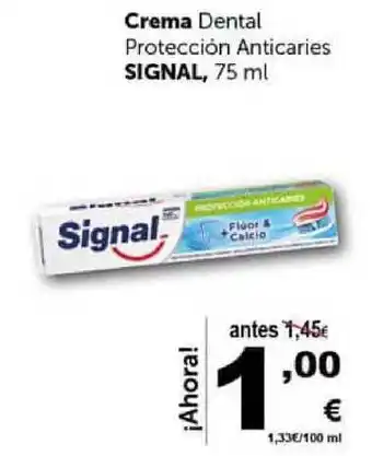 Masymas Crema Dental Protección Anticaries Signal 75ml oferta