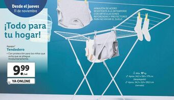 Lidl Tendedero oferta