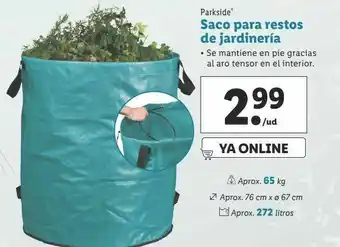 Lidl Saco de jardín plegable parkside oferta