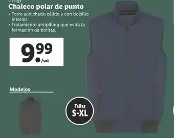 Lidl Chaleco polar de punto oferta
