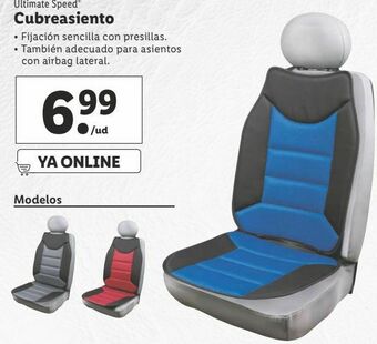 Lidl Cubre asiento coche ultimate speed oferta