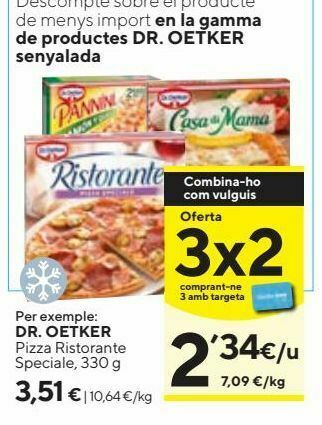 Caprabo Pizza dr oetker oferta