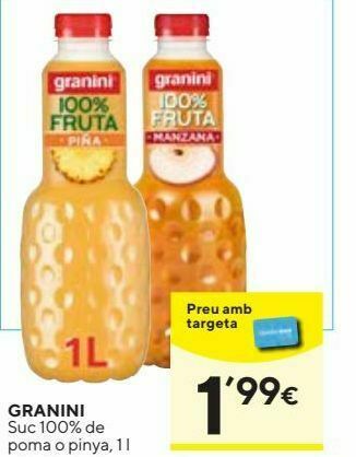 Caprabo Zumo granini oferta