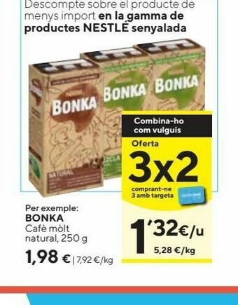 Caprabo Café molido bonka oferta