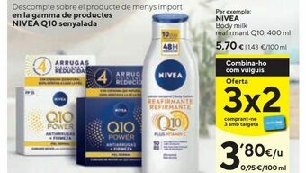 Caprabo Body milk nivea oferta
