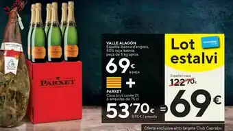 Caprabo Cava valle alagón oferta