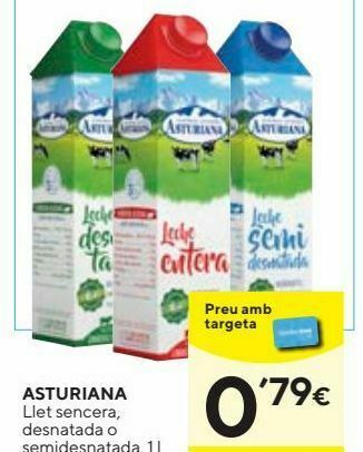 Caprabo Leche asturiana oferta