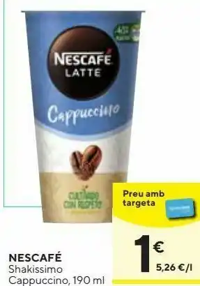 Caprabo Capuccino nestlé oferta