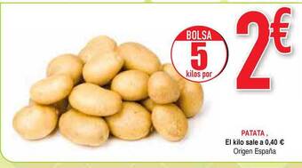 Masymas Patata oferta