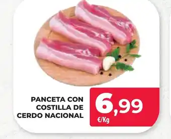 Spar Tenerife PANCETA CON COSTILLA DE CERDO NACIONAL oferta
