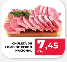 Spar Tenerife CHULETA DE LOMO DE CERDO NACIONAL oferta