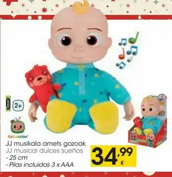 Eroski Jj musical dulce sueño oferta