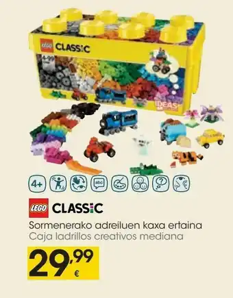 Eroski Caja ladrillos creativos mediana lego oferta