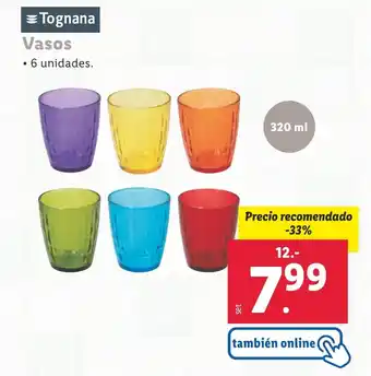 Lidl Vasos oferta