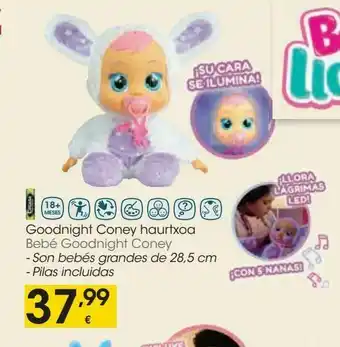 Eroski Bebé goofnight coney oferta