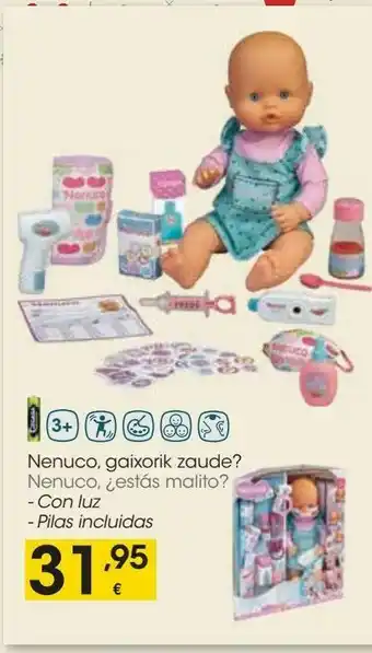 Eroski Nenuco ¿estas malito ? oferta