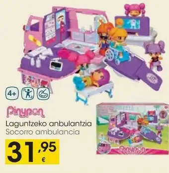 Eroski Socorrro ambulancia pinypon oferta