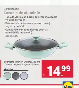 Lidl Cazuela de aluminio oferta