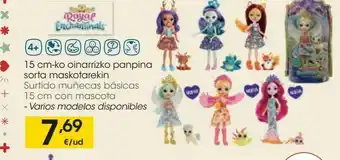 Eroski Muñecas 15cm con mascota oferta