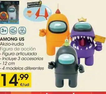 Eroski Figuras de acción among us oferta