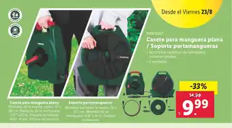 Lidl Casete para manguera plana / Soporte portamangueras oferta
